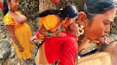 Tamil Bhabhi Giving Blowjob To Her Lover In The Forest Videos