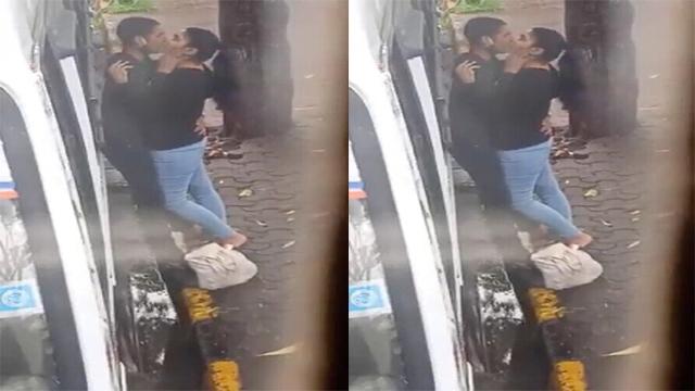 Tamil Lover Outdoor Kissing Secretly Captured