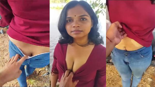 Young Girlfriend Outdoor Fun With Boyfriend Mamakutty Video