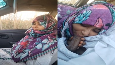 Young Muslim Girl Blowjob On The Car Online