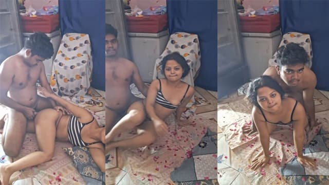 Newly Married Desi Couple Second Night Hardcore Sex Video