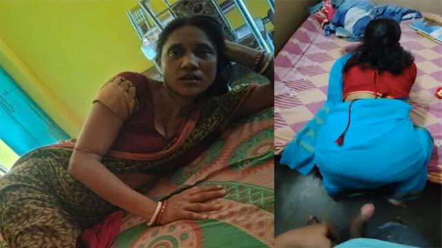 Mom Using Her Phone Bending Over Her Bed Son Masturbating