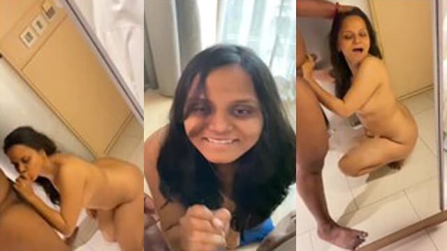 Sexy South Indian Horny Wife Blowjob Dick Taking & Cum On Face Video